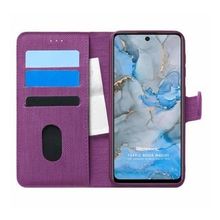 Microsonic General Mobile GM 22 Pro Mor Fabric Book Wallet Cep Telefon Kılıfı