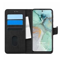 Microsonic General Mobile GM 22 Siyah Fabric Book Wallet Cep Telefon Kılıfı
