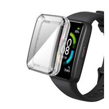 Microsonic Huawei Band 7 Kılıf 360 Full Round Soft Silicone Şeffaf Kardon