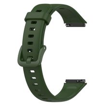 Microsonic Huawei Band 7 Silicone Sport Band Koyu Yeşil Kordon