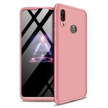 Microsonic Huawei Honor 10 Lite Double Dip 360 Protective Rose Gold Kılıf