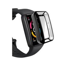 Microsonic Huawei Honor Band 6 360 Full Round Soft Silicone Siyah Kılıf