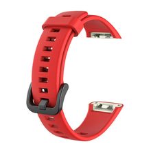 Microsonic Huawei Honor Band 6 Silicone Sport Band Kırmızı Kordon