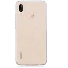 Microsonic Huawei P20 Lite Transparent Soft Beyaz Kılıf