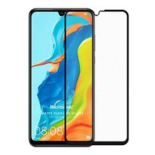 Microsonic Huawei P30 Lite Uyumlu Seramik Matte Flexible Siyah Ekran Koruyucu