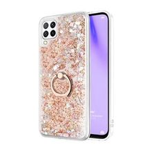 Microsonic Huawei P40 Lite Glitter Liquid Holder Gold Cep Telefonu Kılıfı