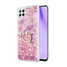Microsonic Huawei P40 Lite Glitter Liquid Holder Pembe Cep Telefonu Kılıfı