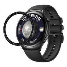 Microsonic Huawei Watch 4 Pro Tam Kaplayan Temperli Cam Full Siyah Ekran Koruyucu