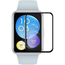 Microsonic Huawei Watch Fit 2 Tam Kaplayan Nano Cam Siyah Ekran Koruyucu