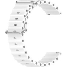 Microsonic Huawei Watch GT 2 46 mm Ocean Band Beyaz Kordon