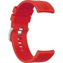 Microsonic Huawei Watch GT 3 Pro 46 mm Titanyum Silikon Rapidbands Kırmızı Kordon