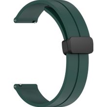 Microsonic Huawei Watch GT 3 Pro Titanium Ribbon Line Koyu Yeşil Kordon