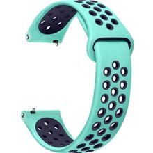 Microsonic Huawei Watch GT Sport Rainbow Gently Band Yeşil Lacivert Kordon