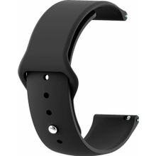 Microsonic Huawei Watch GT Sport Silicone Sport Band Siyah Kordon
