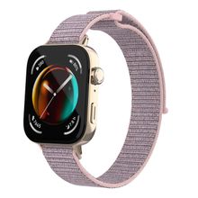 Microsonic Huawei Watch GT2 42 mm Hasırlı Woven Sport Loop Rose Gold Uyumlu Kordon