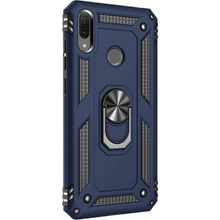 Microsonic Huawei Y7 2019 Military Ring Holder Lacivert Kılıf