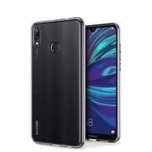 Microsonic Huawei Y7 Prime 2019 Skyfall Transparent Clear Kırmızı Kılıf