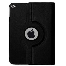 Microsonic iPad Pro 12.9 360 Dönerli Stand Deri Siyah Kılıf