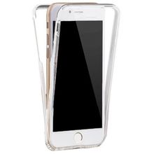 Microsonic iPhone 7 6 Tarafı Tam Full Koruma 360 Clear Soft Kılıf