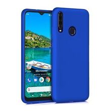 Microsonic Matte Silicone General Mobile GM 10 Mavi Cep Telefonu Kılıfı