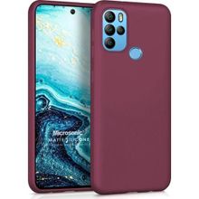 Microsonic Matte Silicone General Mobile GM 21 Pro Mor Cep Telefonu Kılıfı