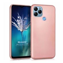 Microsonic Matte Silicone General Mobile GM 21 Rose Gold Cep Telefonu Kılıfı
