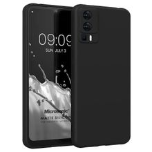 Microsonic Matte Silicone General Mobile GM 23 Siyah Cep Telefonu Kılıfı