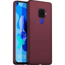 Microsonic Matte Silicone Huawei Mate 30 Lite Mor Cep Telefonu Kılıfı