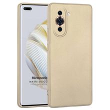 Microsonic Matte Silicone Huawei Nova 10 Pro Gold Cep Telefonu Kılıfı