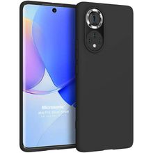 Microsonic Matte Silicone Huawei Nova 9 Siyah Kılıf