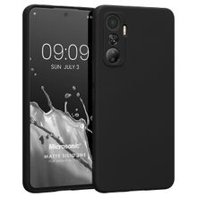 Microsonic Matte Silicone Infinix Hot 20 Siyah Cep Telefonu Kılıfı