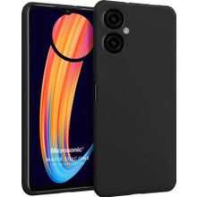 Microsonic Matte Silicone Infinix Hot 30I Siyah Cep Telefonu Kılıfı