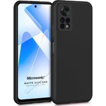 Microsonic Matte Silicone Infinix Note 11 Pro Siyah Kılıf