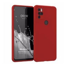 Microsonic Matte Silicone Omix X300 Kırmızı Cep Telefonu Kılıfı