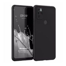 Microsonic Matte Silicone Omix X300 Siyah Cep Telefonu Kılıfı