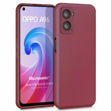 Microsonic Matte Silicone Oppo A36 Mor Cep Telefonu Kılıfı