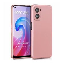 Microsonic Matte Silicone Oppo A76 Rose Gold Cep Telefonu Kılıfı