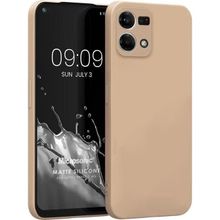 Microsonic Matte Silicone Oppo Reno 7 4G Gold Cep Telefonu Kılıfı