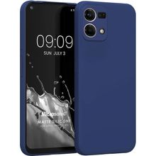 Microsonic Matte Silicone Oppo Reno 7 4G Lacivert Kılıf