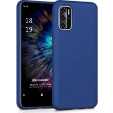 Microsonic Matte Silicone Reeder P13 Blue 2021 Lacivert Cep Telefonu Kılıfı