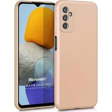 Microsonic Matte Silicone Samsung Galaxy M23 Gold Cep Telefonu Kılıfı