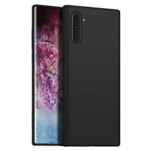 Microsonic Matte Silicone Samsung Galaxy Note 10 Siyah Cep Telefonu Kılıfı