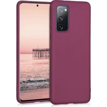 Microsonic Matte Silicone Samsung Galaxy S20 FE Mor Cep Telefonu Kılıfı