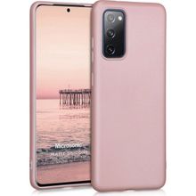 Microsonic Matte Silicone Samsung Galaxy S20 FE Rose Gold Cep Telefonu Kılıfı