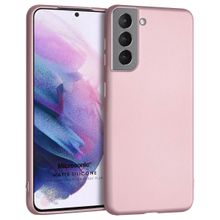 Microsonic Matte Silicone Samsung Galaxy S21 Plus Rose Gold Cep Telefonu Kılıfı