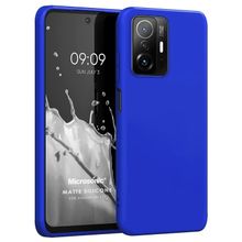Microsonic Matte Silicone Xiaomi Mi 11T Pro 5G Mavi Cep Telefonu Kılıfı