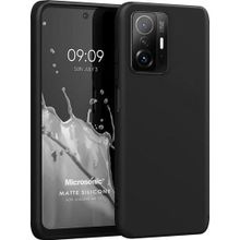 Microsonic Matte Silicone Xiaomi Mi 11T Pro Siyah Kılıf