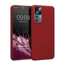 Microsonic Matte Silicone Xiaomi Mi 12T Kırmızı Kılıf