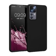 Microsonic Matte Silicone Xiaomi Mi 12T Pro Siyah Kılıf
