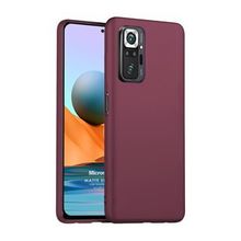 Microsonic Matte Silicone Xiaomi Redmi Note 10 Pro Mor Cep Telefonu Kılıfı